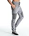 MODCHOK Men's Casual Joggers Drawstring Pants Sports Sweatpants Trousers Bottoms (M, Dark Grey 1)