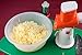 Paderno World Cuisine Countertop Rotary Cheese Grater with 3 Drums, 9 1/2in, White