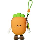 Cute Soft Silicone Purse Keychain for Backpack, Mini Vegetable Keychain Purse Charm Pendant Gift for Girls Women