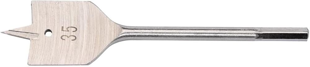 Draper Expert Flat Wood Drill Bit 35.0 mm Ø Model 41788 Blue