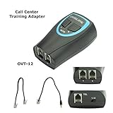 OvisLink Call Center Headset Training Adapter Compatible with All RJ9 Headsets, Included Wireless headsets