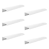 Tsnamay 6Pcs 7.87" White Arc Surface Pull,White
