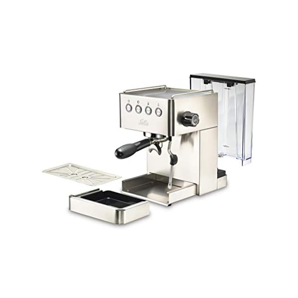 Solis Espressomaschine Barista Gran Gusto 1014 - Siebträgermaschine - Tassengröße programmierbar - Dampf-/Heißwasserdüse… – Bild 3