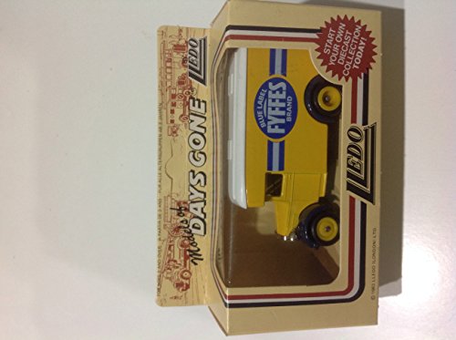 Vintage Lledo Models Of Days Gone Dennis Parcel Van Yellow/White "Fyffes Blue Label Brand"
