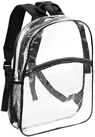 black mesh book bag