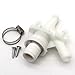 KIPA Water Valve Kit 385311641 For 300 310 320 Series Pedal Flush Sealand Marine Toilet, Fits for RV Camper Vacu-flush Durable Well-Sealed Plastic Toilet Water Valve Kit