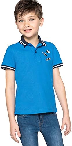 La Redoute Collections Big Boys Pique Polo Shirt, 3-12 Years Blue Size 10 Years - 54 in.