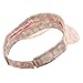 Hawaiian Pattern Visor (Light Pink, Adjustable)