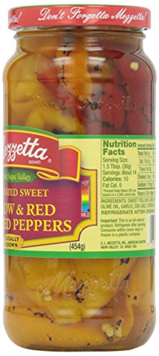 Mezzetta Roasted Yellow & Red Peppers, 16 oz