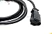 RiteAV - 25 Feet Power Extension Cord Black (Outdoor Direct Burial Certified)