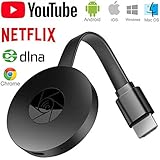 Wifi Display Dongle WiFi Wireless Display Dongle 1080P Receiver Sharing HD Video from Projectors Cell Phones Tablet PC Support Airplay/Ezmira/DLNA/Miracast Dongle for MacBook/Android/iPhone/iPad/Windo