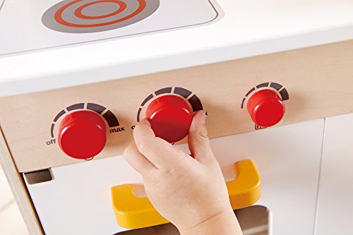 Hape Gourmet Kitchen Kid's Wooden Play Kitchen in White