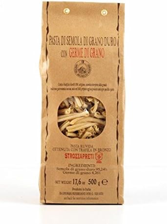 Antico Pastificio Morelli, Strozzapreti with Wheat Germ, 17.6oz (Pack of 4)
