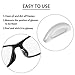 Eyeglass Nose Pads, Stick on Anti-Slip Soft Silicone Adhesive Nose Pads for Glasses Eyeglasses Sunglasses 12 Pairs