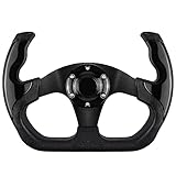 QYMOPAY Universal Racing Steering Wheel, 6 Bolt