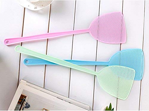 Homga Fly Swatter, Manual Plastic Swat Pest Control with 17.5’’ Long Durable Handle Assorted Colors Pack of 6 (2) - Thumbnail 5