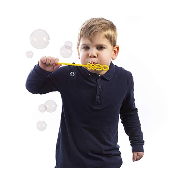 abeec Premium Bubble Solution - 1 Litre of Bubble Mixture with Wand for Bubble Machines - Giant Garden Games Essential…