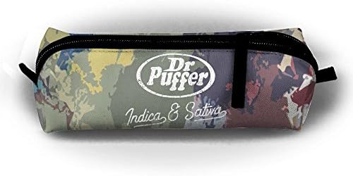 Dr Puffer Indica Sativa Durable, Washable Canvas Pen Holder Bags.