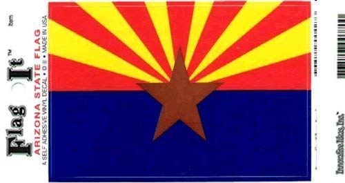 Arizona Heavy Duty Vinyl Bumper Sticker (3 x 5 Inches) - //coolthings.us