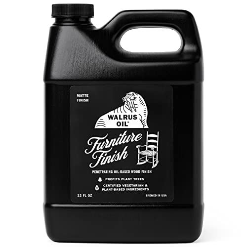 Walrus Oil - Furniture Finish, Polymerizing Safflower Oil, Tung Oil