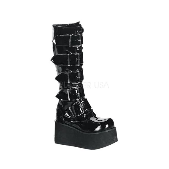 Demonia-by-Pleaser-Mens-Trashville-518-Goth-BootBlack-Patent10-M-US