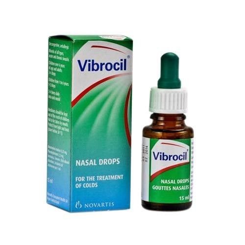 Vibrocil Nasal Drops Acute &Chronic Rhinitis/sinusitis,seasonal (Hay Fever) 15ml Trust Quality