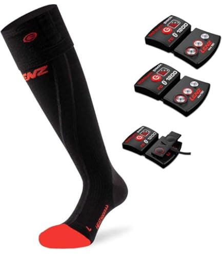 LENZ ヒートソックス バッテリーセット サイズ EU 35〜38 Amazon.com: Lenz 6.1 Toe Cap Compression Unisex Heated Socks