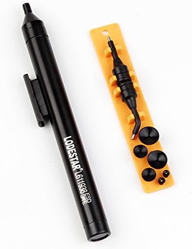 Vacuum Sucking Pen - Esste Easy Pick Picker Up Tool with 6 Suckers and 2 Needles Extraction Tools for IC SMD SMT Chip mobile phone screen