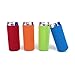 Slim Can Beer Insulators Premium Neoprene Beverage Cooler Assorted Colors, 4 Pack