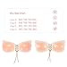 Silicone Self Adhesive Bra Invisible Push-up Reusable Strapless Sexy Cup C,Nubra
