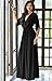 KOH KOH Womens Kaftan Short Sleeve Empire Waist Flowy V-Neck