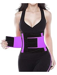 YIANNA Women Waist Trainer Belt - Slimming Sauna Waist Trimmer Belly Band Sweat Sports Girdle Belt