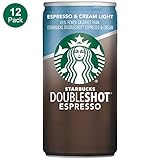 Starbucks Doubleshot, Espresso + Cream Light, 6.5 Ounce, 12 Pack