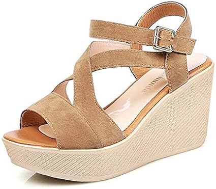 korean suede sandals