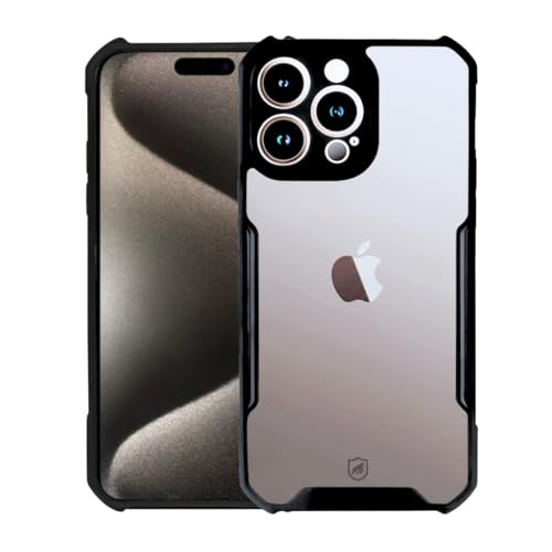 Gshield | Capa Case Capinha Dual Shock X para iPhone (Transparente, iPhone 15 Pro)