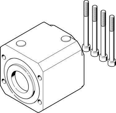 Festo 530470 Model EAMK-A-H40-118A/B/C Coupling Housing