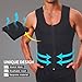 Tintol Men Waist Trainer Vest Neoprene Corset Compression Sweat Body Shaper Slimming Shirt Workout Suit