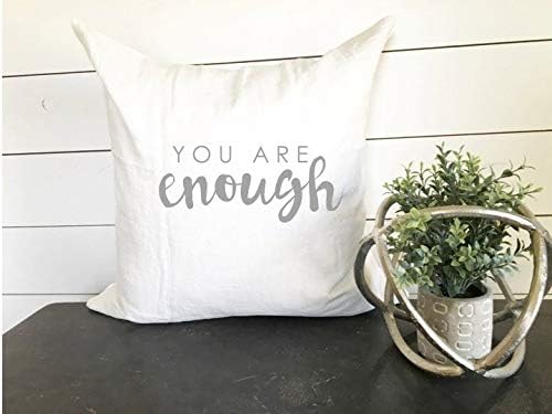 Ol322ay You Are Enough Pillow Cover Custom Pillow Throw Pillow