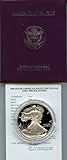 1989 Proof American Eagle Silver Dollar with Original Packaging & Certificate of Authenticity.