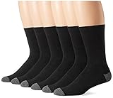 Amazon Essentials Men's 6-Pack Quick-Dry Crew Socks