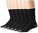 Amazon Essentials Men's 6-Pack Quick-Dry Crew Socks