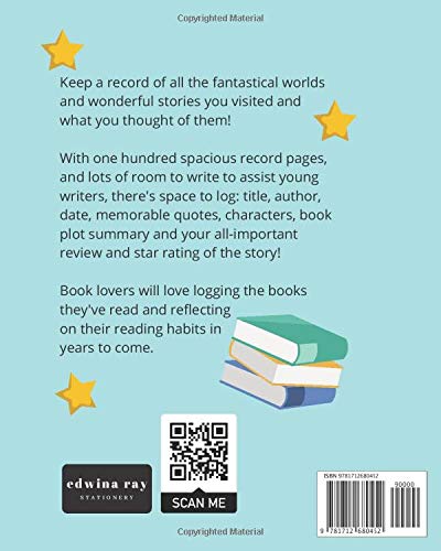 Reading Is My Passion Year Of Books Reading Log 8x10in Book Review Report Journal For Young Book Lovers Edwina Ray Stationery Amazon Com Books