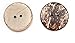 All in ONE Brown 2 Holes Coconut Shell Sewing Buttons Clothing Accessories (15MM 100PCS)