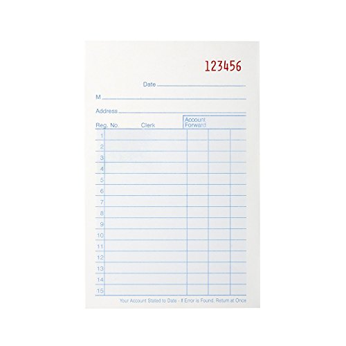 E-Clips 22569 Sales Order Receipt Invoice Book, 50 Carbonless 2 Part White and Canary Yellow Copies, 3.33 x 5.5 Inch 1-Book