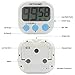 4PCS Kitchen Timer, ARTHOME Digital Cooking Timer Clock, Large LCD Display Big Digits, Loud Alarm, Retractable Stand, Minute Second Count Up Countdown [with The Latest Magnetic Backing Design]