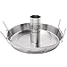 Budweiser Deluxe Beer Can Roaster w Drip Pan, Vegetable Spikes, & Recipe Guide -Stainless Steel Chicken Roaster- Cooks Meat & Vegetables at same time