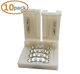 SoundOriginal RGB SMD 5050 (10mm) LED Light Strip Gapless Connector, Multicolor - Gapless (10 Pack) Led light Strip to Strip Connectors