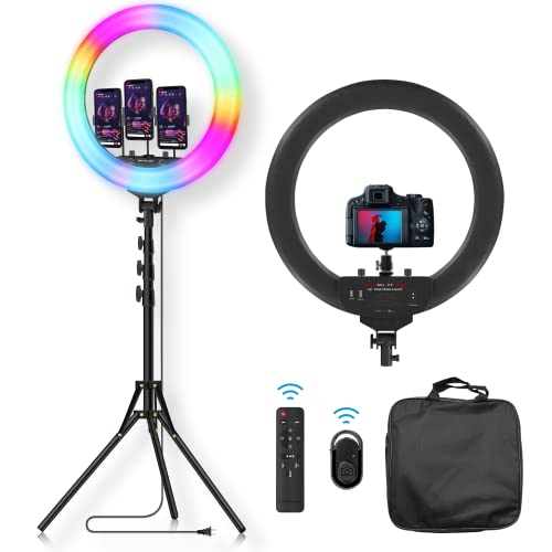 Big Ring Light 18 inch Large Ring Light with Stand and Phone Holder