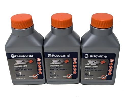 Husqvarna 3-Pack XP Synthetic Blend 2-Cycle Oil 2.6oz Bottles photo 6