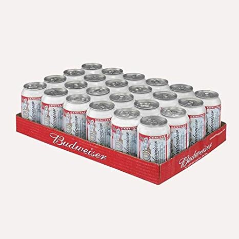 Budweiser Amerikanisches Bier 24x33cl Pack 24 Dosen Amazon De Bier Wein Spirituosen
